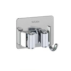 304 Stainless Steel Wall Mounted Mop Holder - Space Saver