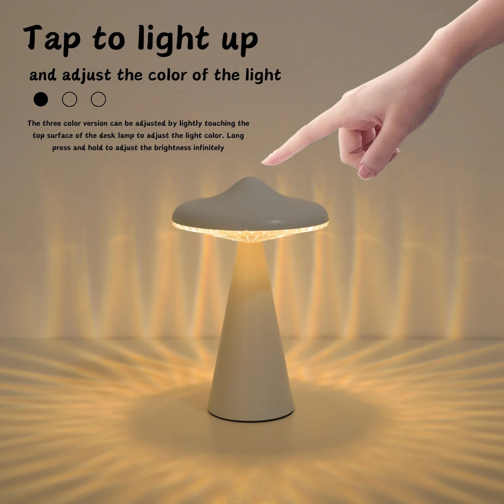 Mushroom LED Desk Lamp | Bedroom & Desk Aesthetic