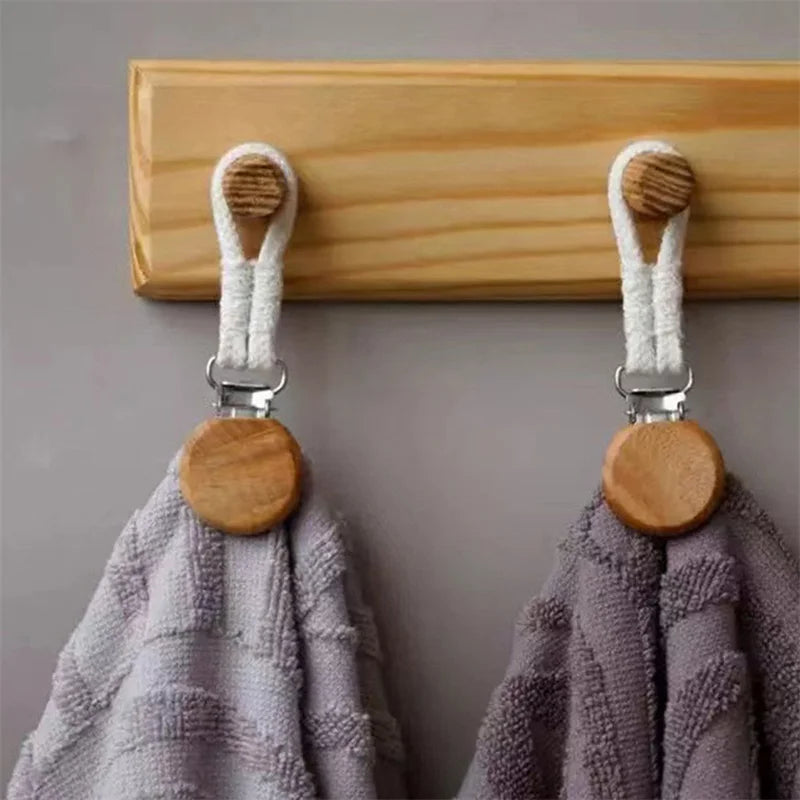 Multifunctional Towel Clips for Kitchen & Bathroom Storage