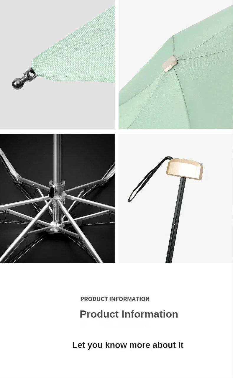 Lightweight UV Protection Mini Capsule Umbrella