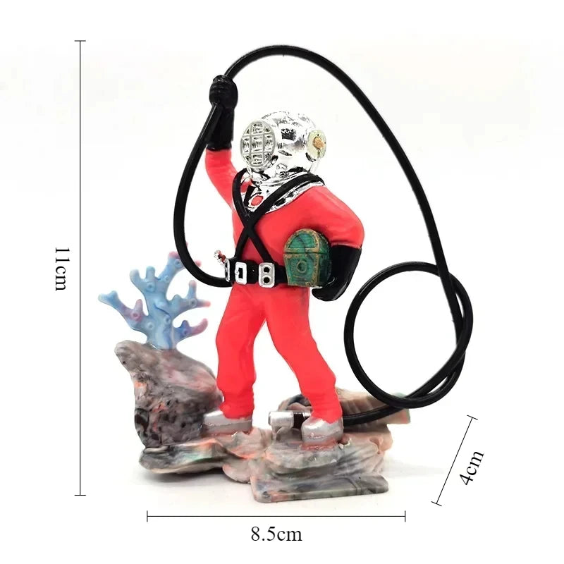 Aquarium Frogman Diver Decoration for Fish Tanks