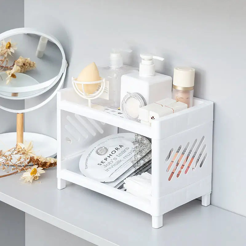 Desktop Storage Rack | Dorm Desk + Aesthetic Organizer