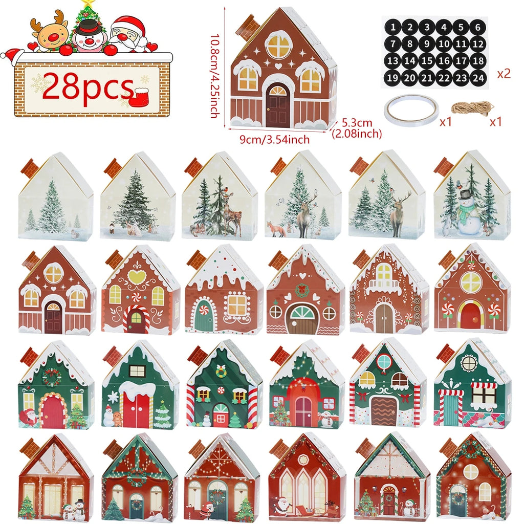 Christmas Gingerbread House Candy Box - Festive Home Decor