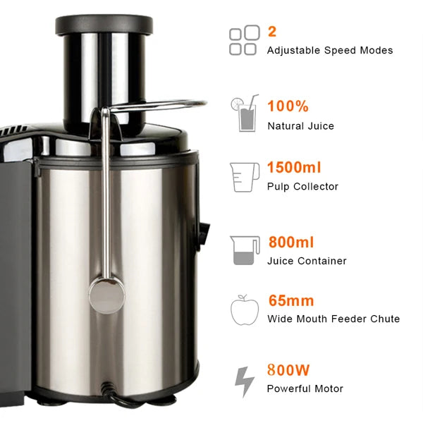 800W Multi Electric Juicer for Fresh Homemade Juice