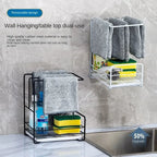 Wall Hanging Towel Rack for Kitchen Storage
