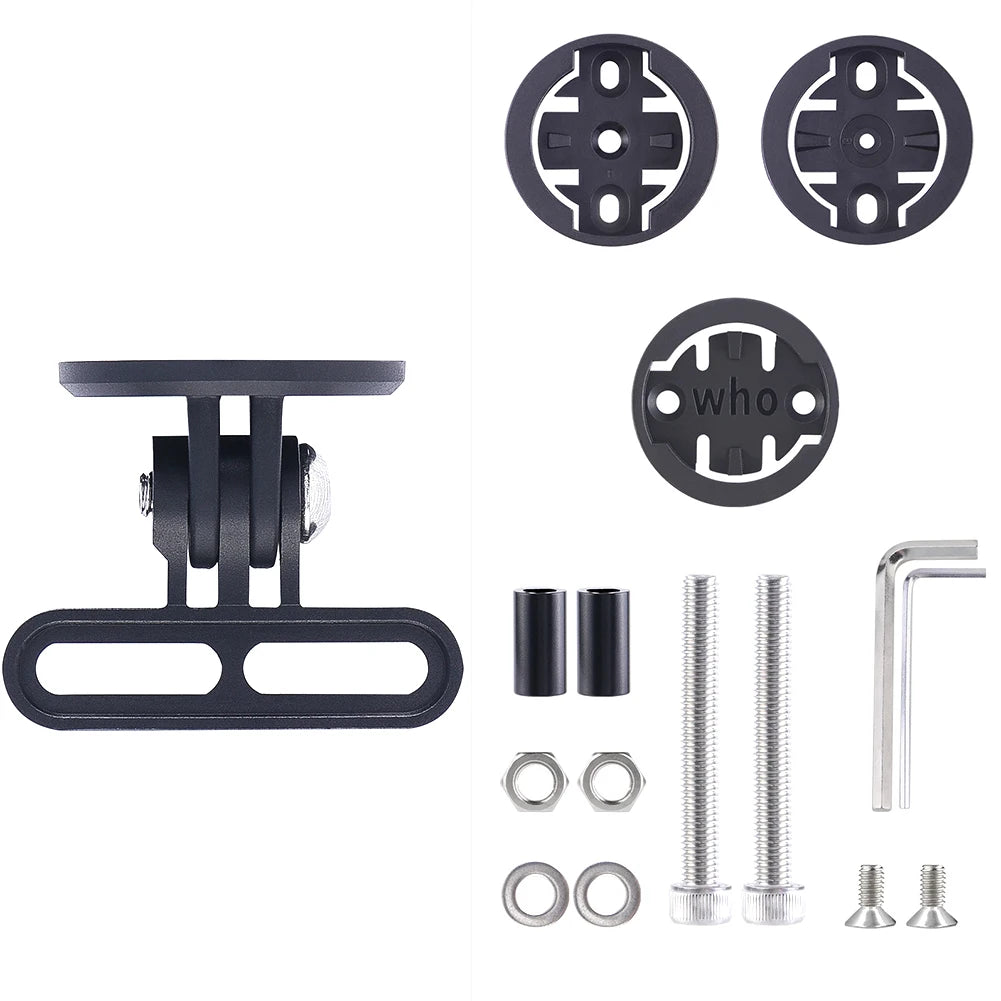 Adjustable Angle Bike Computer Mount for Outdoor Sports