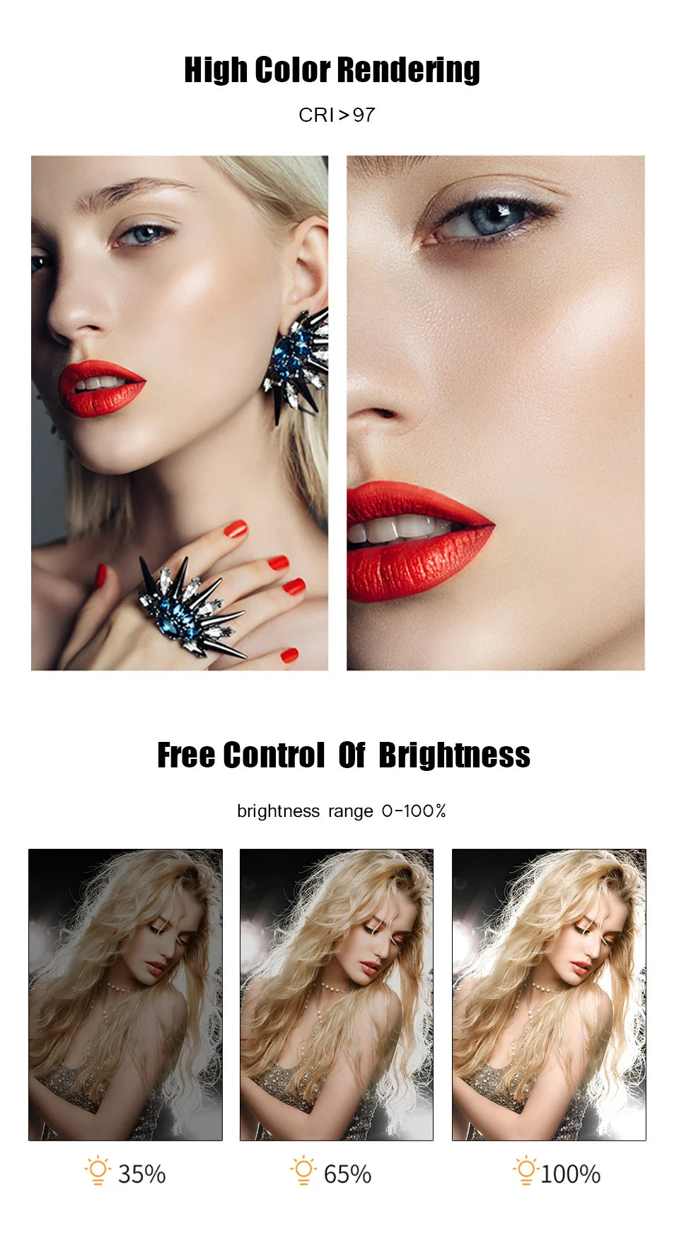 LED Video Lights for Photography and Live Streaming