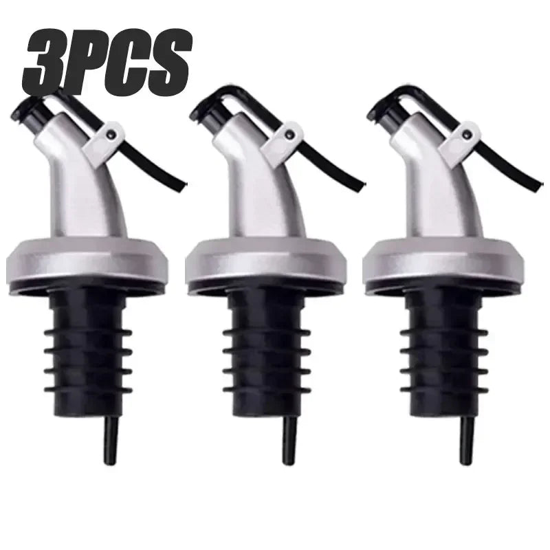 Leak-proof Oil Bottle Stopper and Pourer Set