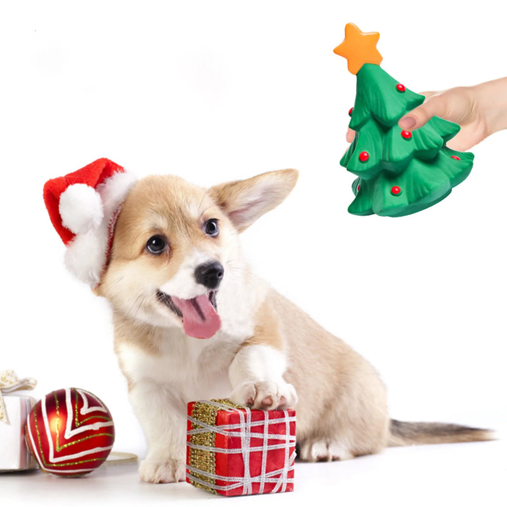 Interactive Latex Dog Chewing Toy for Small Dogs