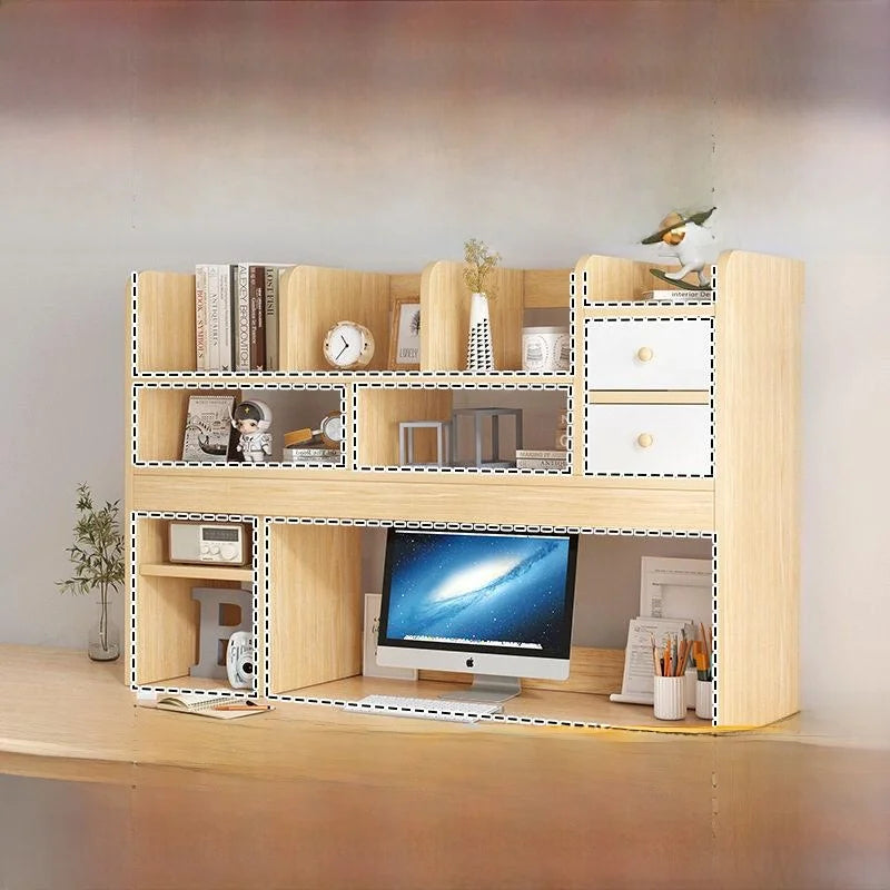 Simple Creative Desk Organizer Shelf Office Desk Student Desk Bedroom Storage Rack Bookshelf Vertical Space Utilization