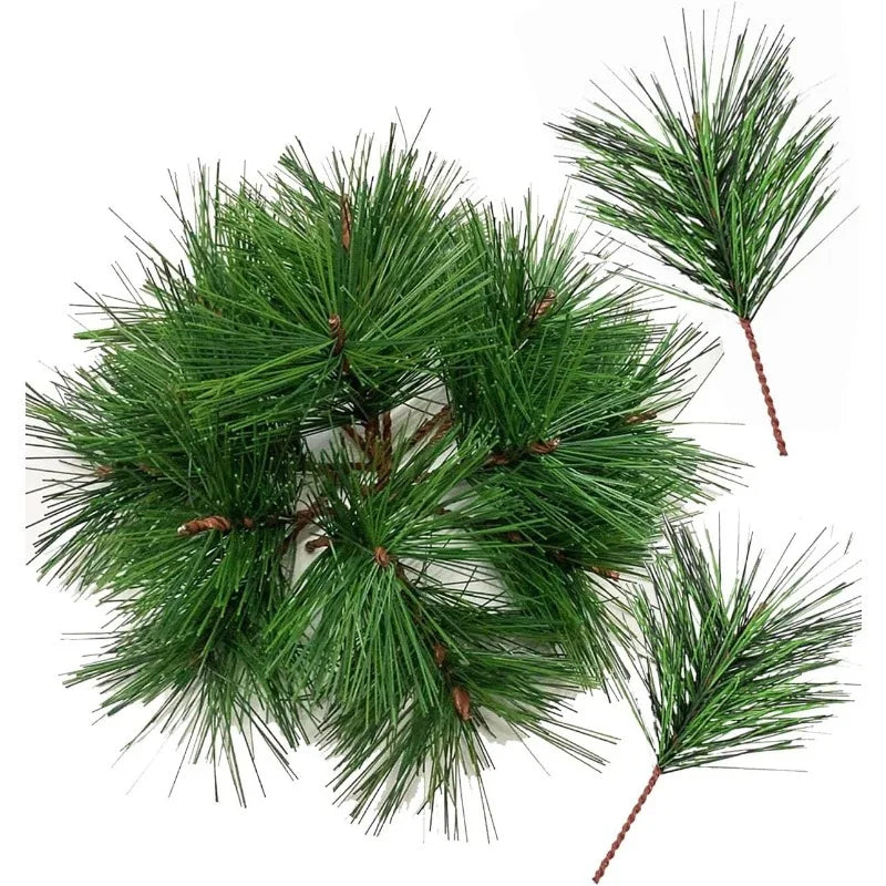 Artificial Pine Needle Branches for Home Decor