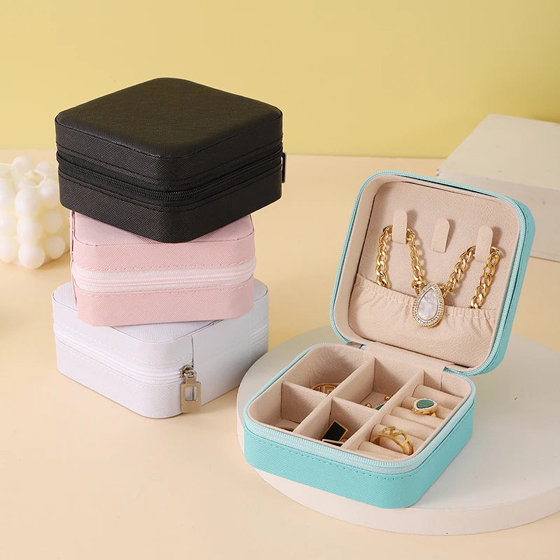 Portable Jewelry Storage Organizer Case for Travel