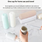 Portable Toothbrush and Toothpaste Holder for Travel