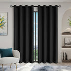 2pcs Modern Blackout Curtains for Cozy Bedrooms & Living Rooms