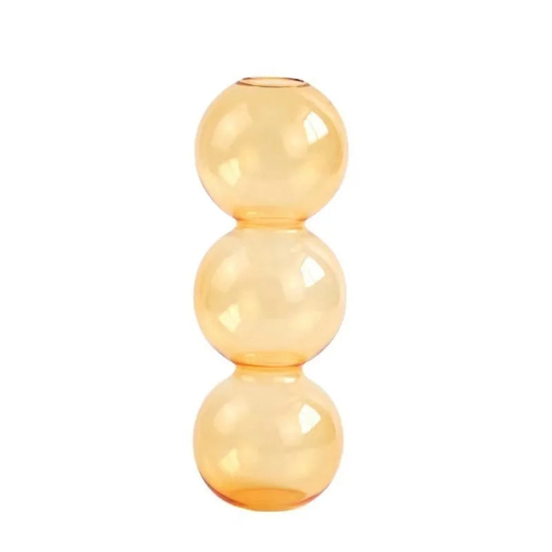 Nordic Bubble Glass Vase - Elegant Hydroponic Planter