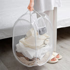 Foldable Ventilated Dirty Clothes Basket for Easy Storage