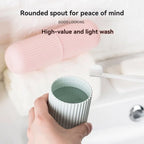 Portable Toothbrush and Toothpaste Holder for Travel