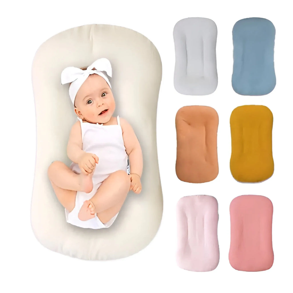 Organic Cotton Baby Lounger Cover - Soft & Removable