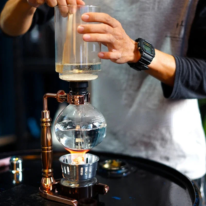 Siphon Coffee Maker with 3/5 Cup Capacity