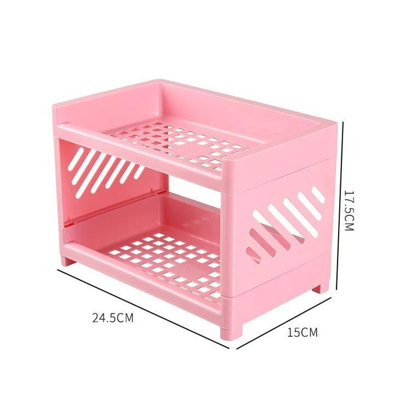 Desktop Storage Rack | Dorm Desk + Aesthetic Organizer