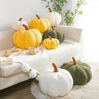 Funny Pumpkin Pillow - Creative Plush Cushion for Halloween Decor