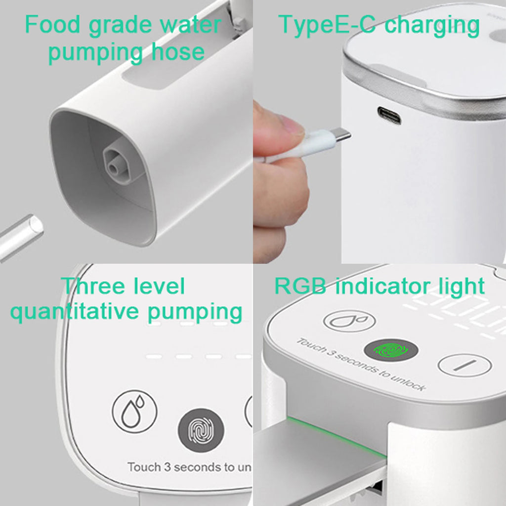 Automatic Portable Water Bottle Dispenser - Easy & Rechargeable