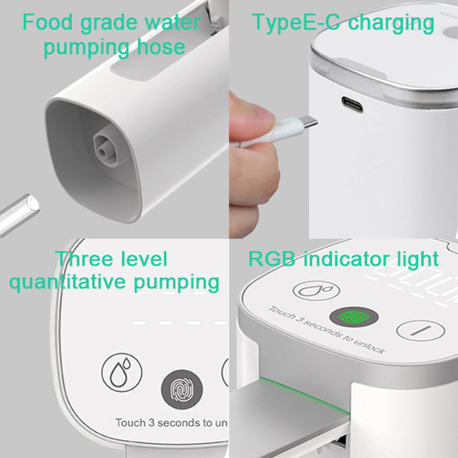 Automatic Portable Water Bottle Dispenser - Easy & Rechargeable