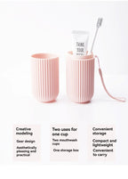 Portable Toothbrush and Toothpaste Holder for Travel
