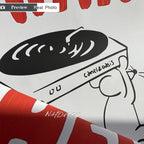 Cartoon Canvas Poster - Better Than Cheese, Coffee Time, Book & Beer