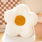 Soft Floral Decorative Pillow - Daisy Flower Plush Cushion
