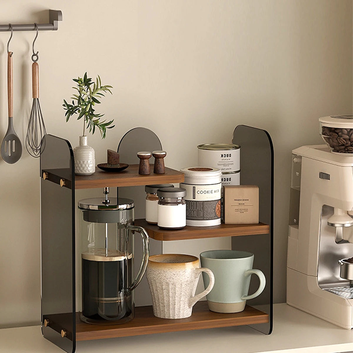 Makeup Organizer | Dorm Desk Aesthetic Storage Shelf