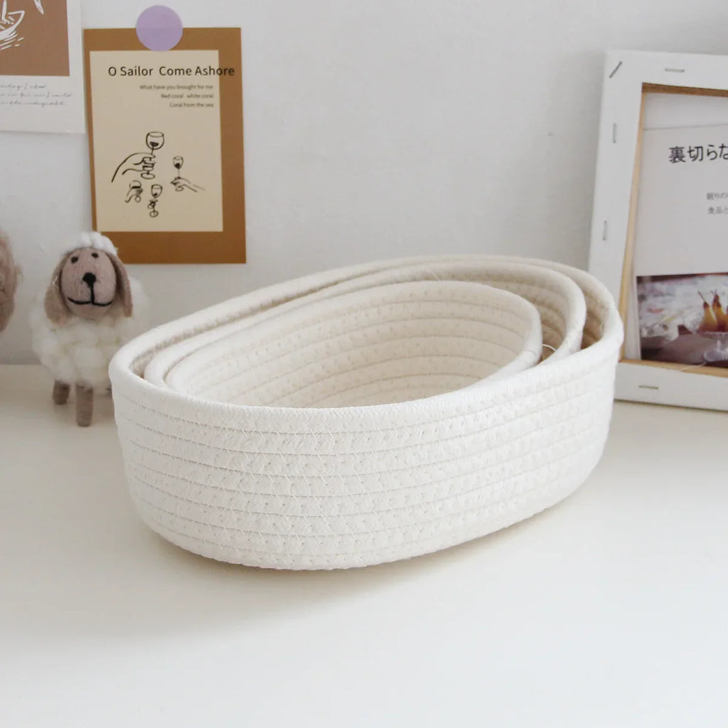 Oval Storage Basket Multivariant-4