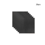 Elegant Black Disposable Tableware Set for Parties