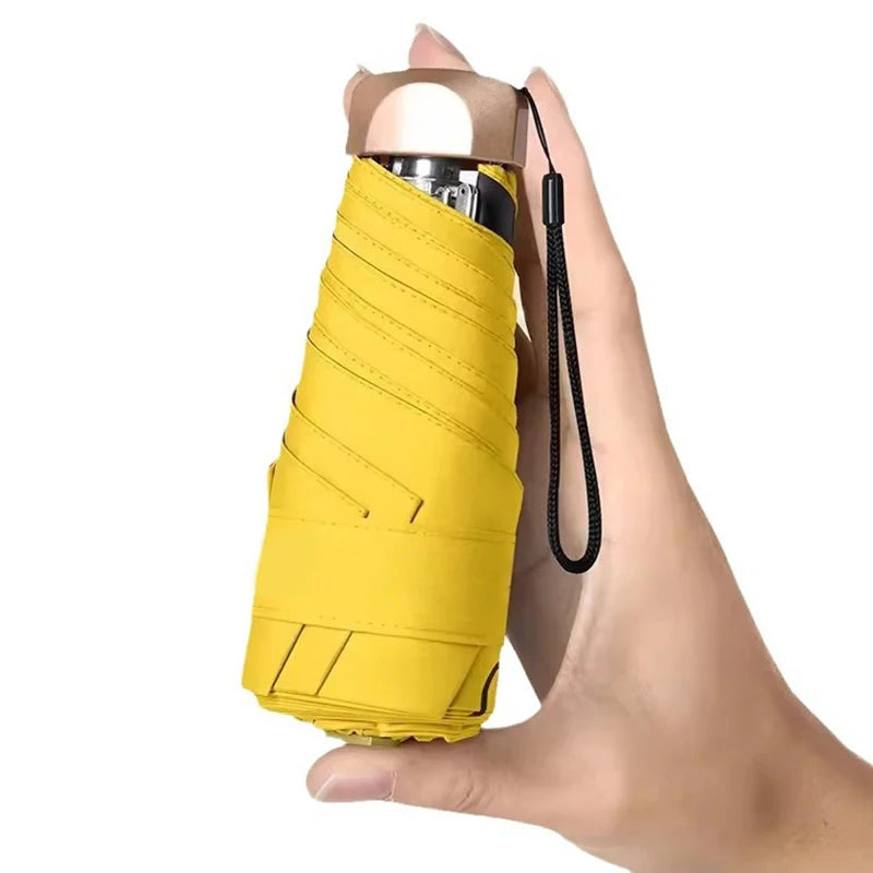 Compact Mini Umbrella with UV Protection - Lightweight & Convenient