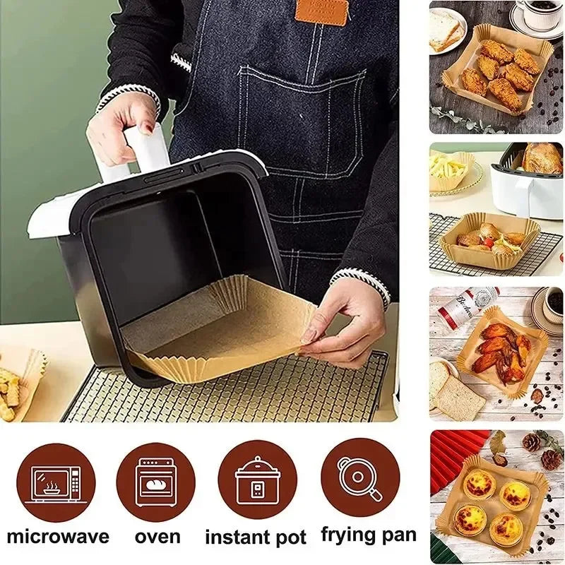 50 Eco-Friendly Air Fryer Liners for Quick Cleanup