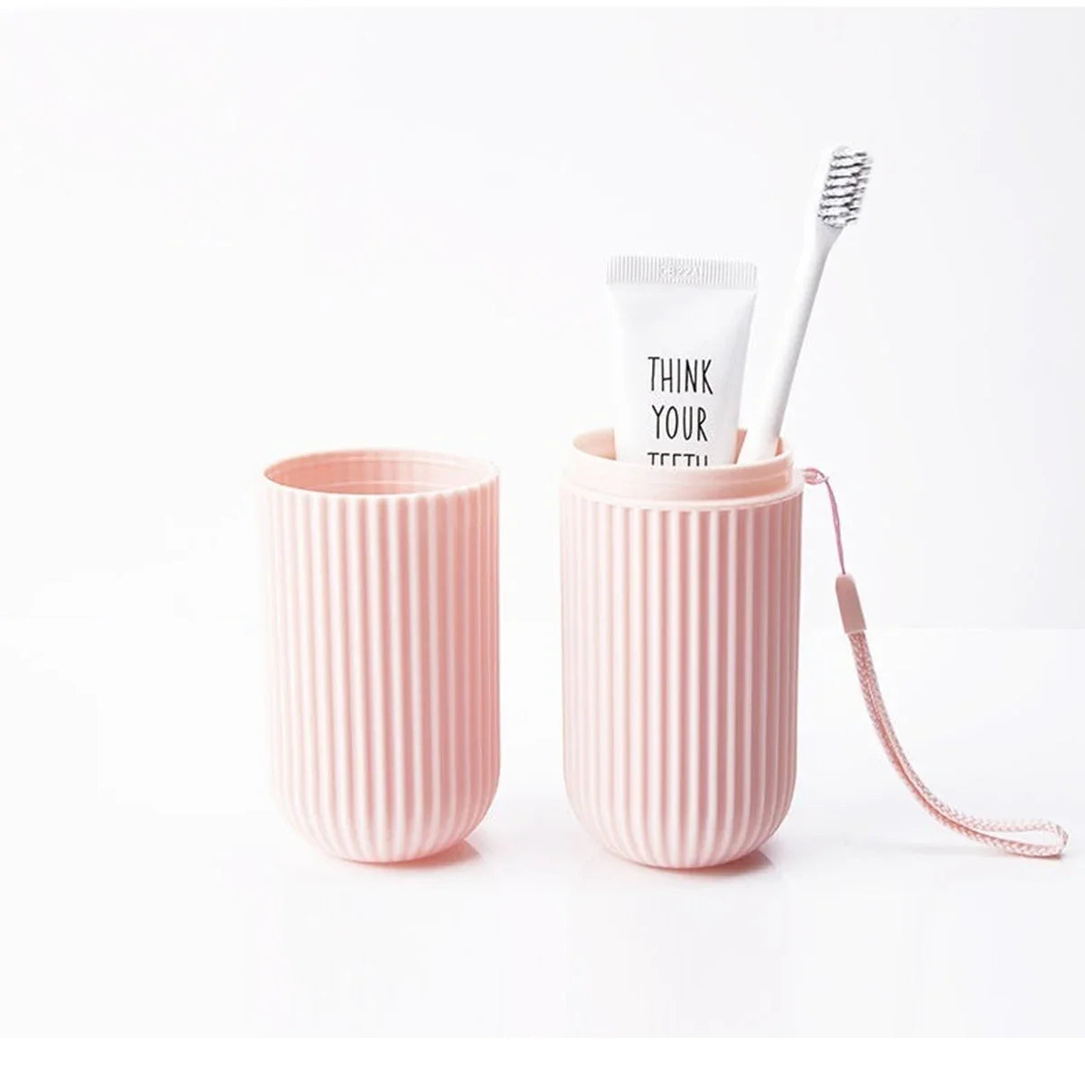 Portable Toothbrush and Toothpaste Holder for Travel