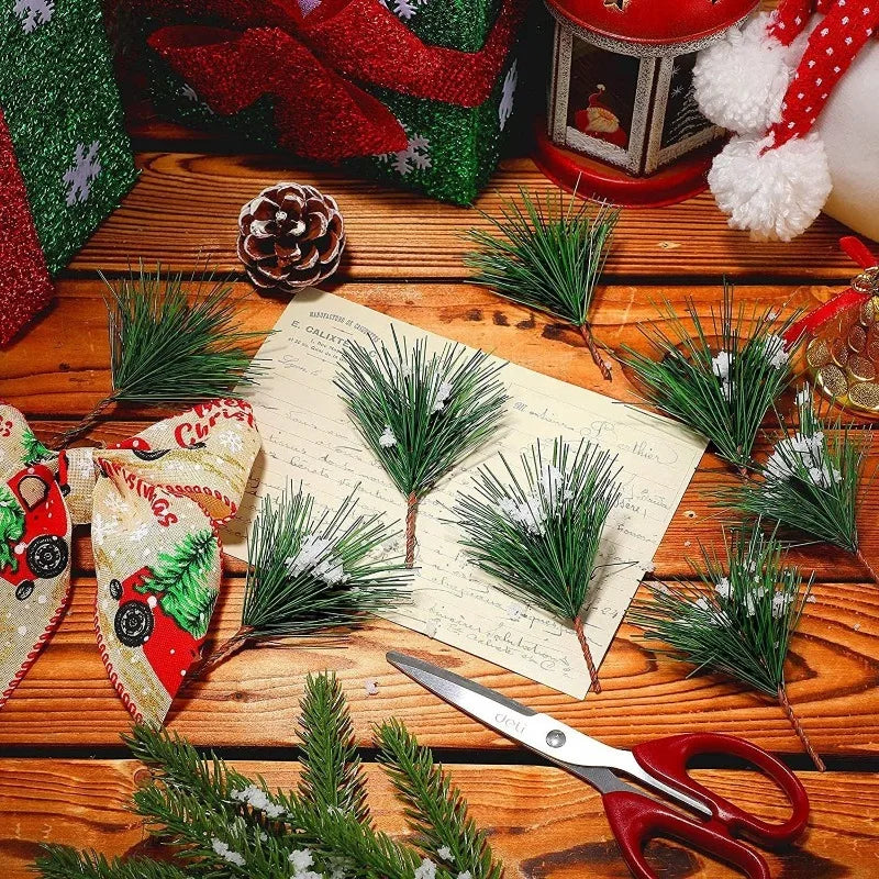 Artificial Pine Needle Branches for Home Decor