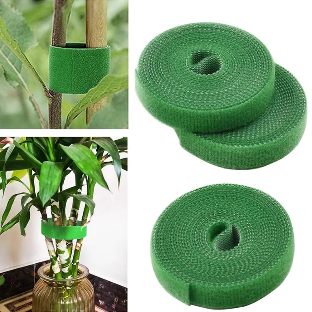 Durable 5M Reusable Nylon Plant Ties for Gardening Support
