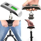 Portable Digital Luggage Scale - 110lb Capacity