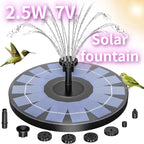 Solar Fountain Pump with 2.5W Eco-Friendly Panel