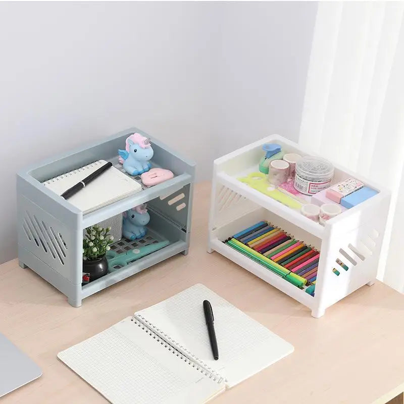 Desktop Storage Rack | Dorm Desk + Aesthetic Organizer
