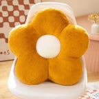 Soft Floral Decorative Pillow - Daisy Flower Plush Cushion