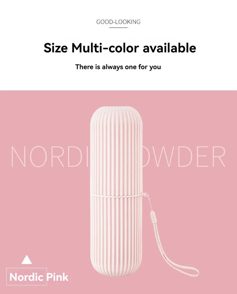 Portable Toothbrush and Toothpaste Holder for Travel