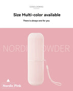 Portable Toothbrush and Toothpaste Holder for Travel