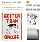 Cartoon Canvas Poster - Better Than Cheese, Coffee Time, Book & Beer