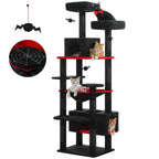 Large Cat Tree with Hammock & Scratching Posts for Indoor Cats