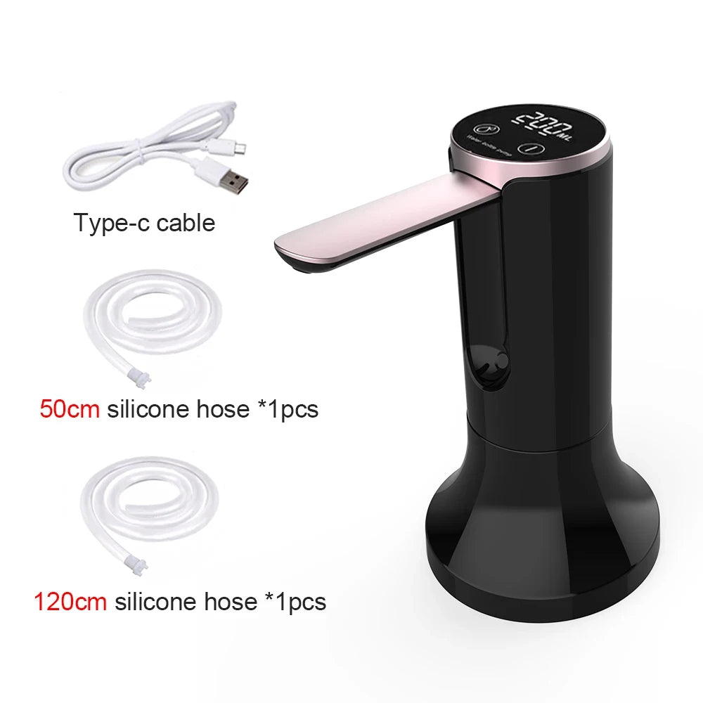 Automatic Electric Water Pump for 19L Bottles - USB Rechargeable
