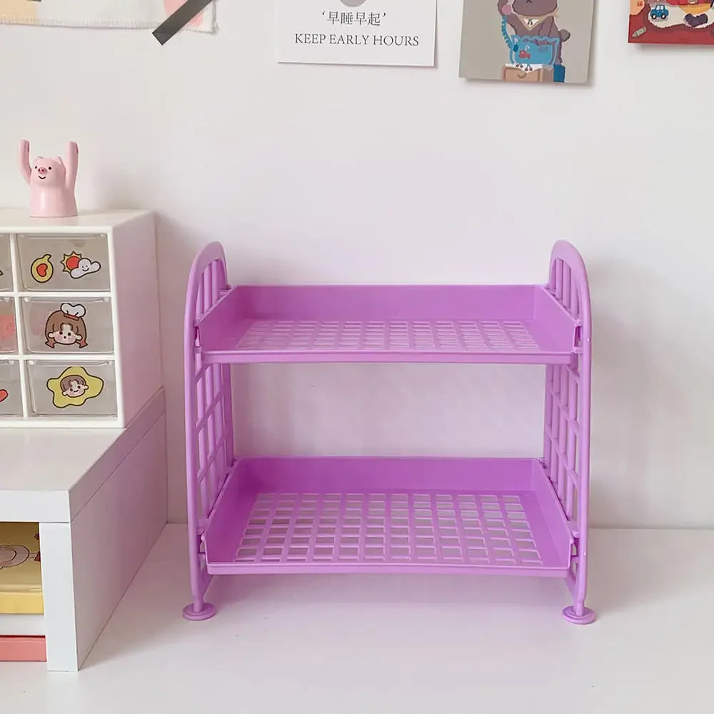 Desktop Storage Rack | Dorm Desk + Aesthetic Organizer