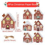 Christmas Gingerbread House Candy Box - Festive Home Decor