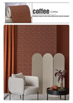 3D Brick Foam Wallpaper - Stylish Wall Decor